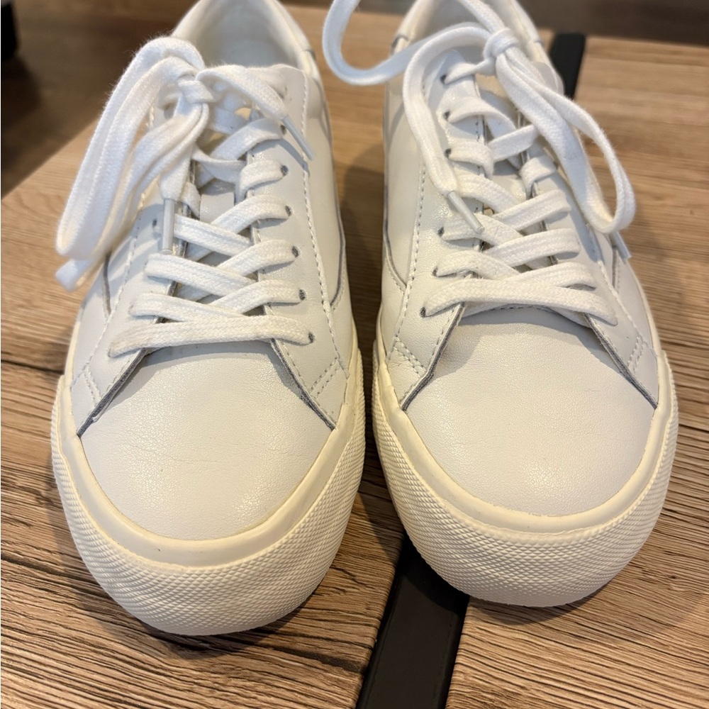 Madewell White Leather Sneakers SZ 7